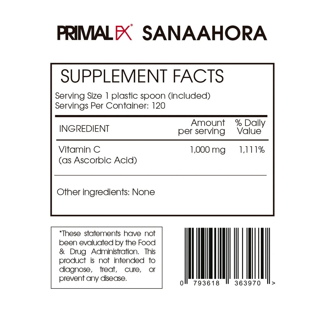 Vitamina C 240 Gr Primal Fx