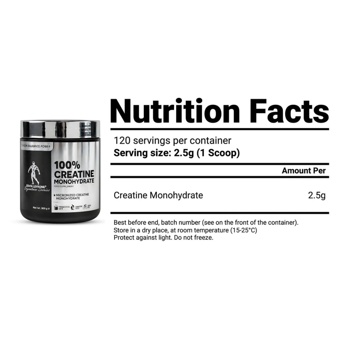 Creatina Monohydrate 300 Gr Kevin Levrone